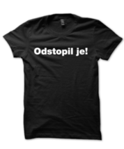 Moška majica Odstopil je!